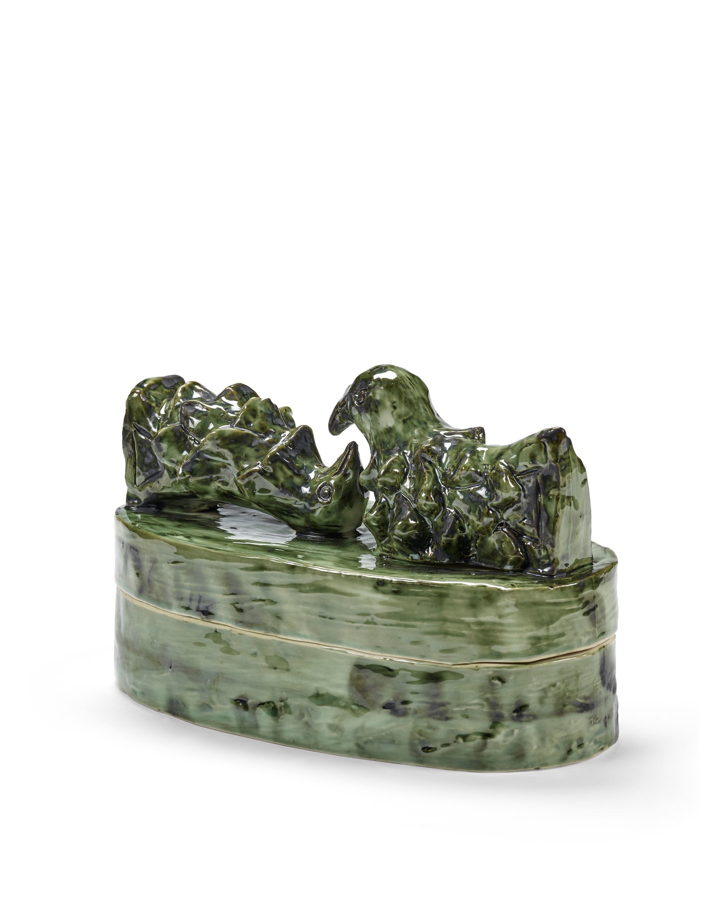 Serax en Bela Silva handgemaakte sojakaarsenl groen. geurkaarsen L