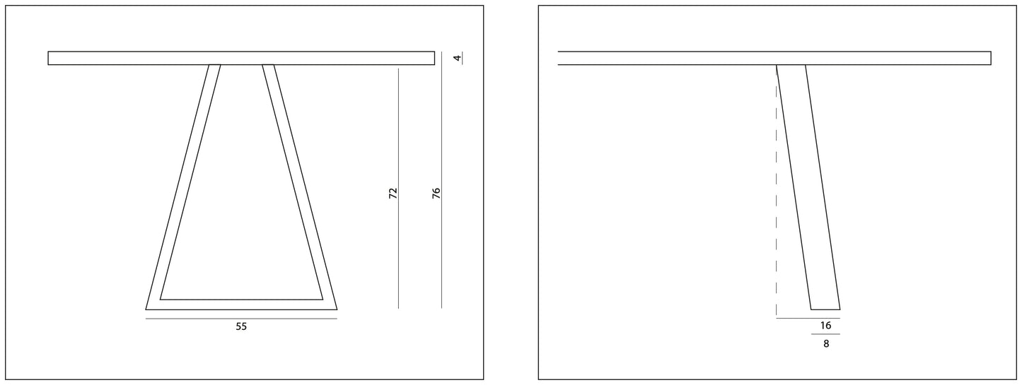 Eettafel Caro ovaal eiken