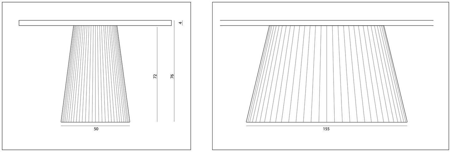 Eettafel Ebo Deens ovaal eiken