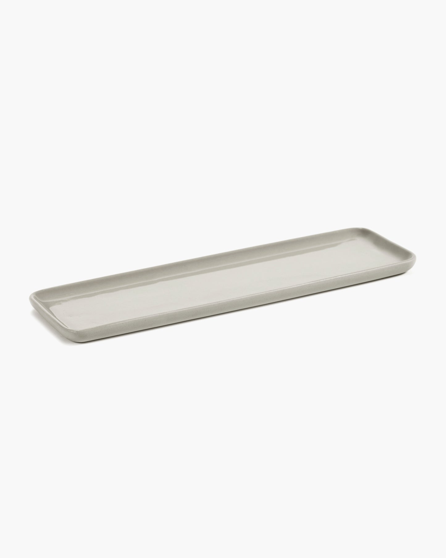 Serax set schaal rechthoekig L met 2x potje beige Cose