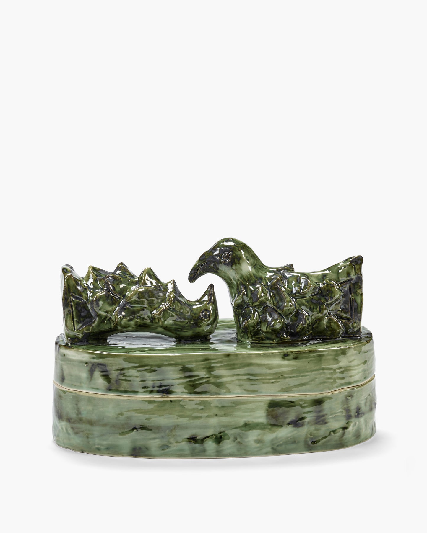 Serax en Bela Silva handgemaakte sojakaarsenl groen. geurkaarsen L