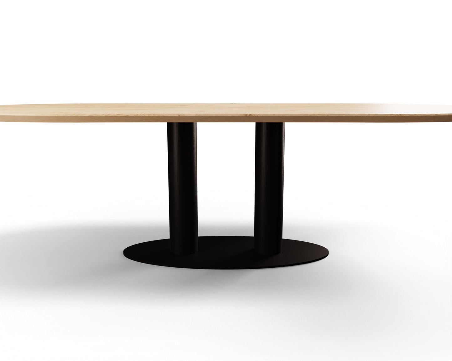 Eettafel Ovide halve cirkel eiken