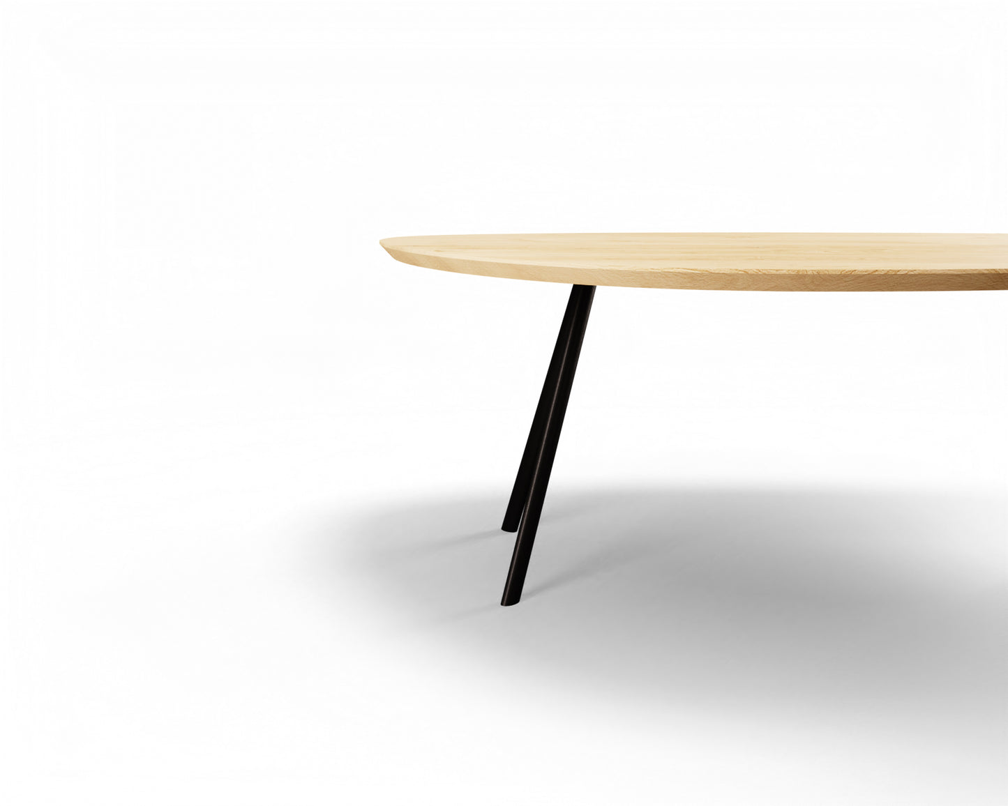 Eettafel Cabanne kiezel eiken