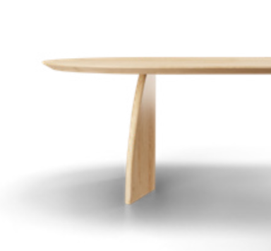 Eettafel Belair Deens ovaal eiken