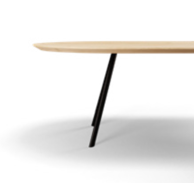 Eettafel Cabanne Deens ovaal eiken