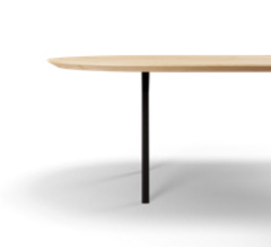 Eettafel Lazare Deens ovaal eiken