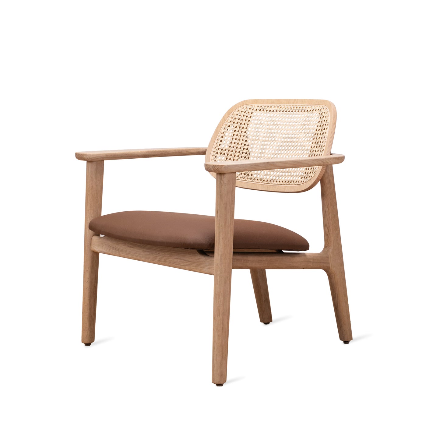 Showmodel Titus lounge chair Naturel Oak