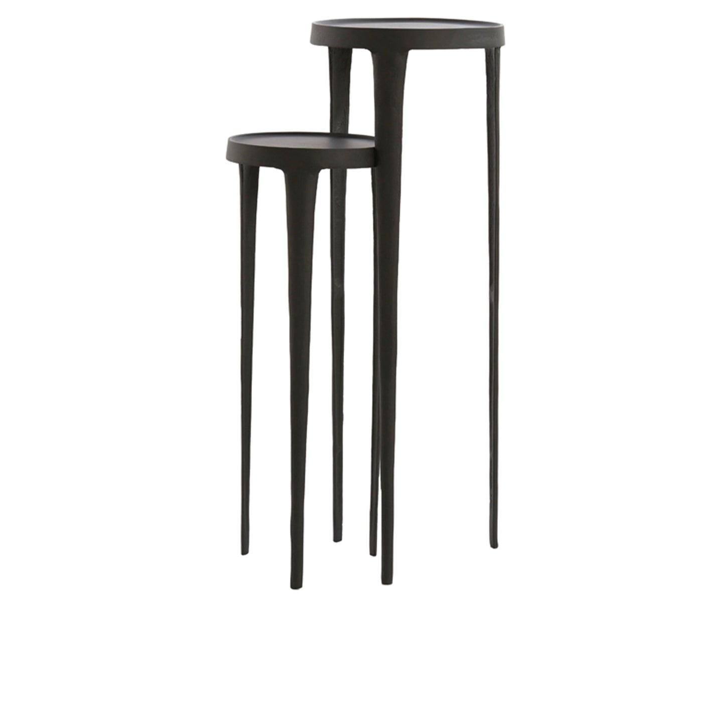 Bijzettafel hoog zwart