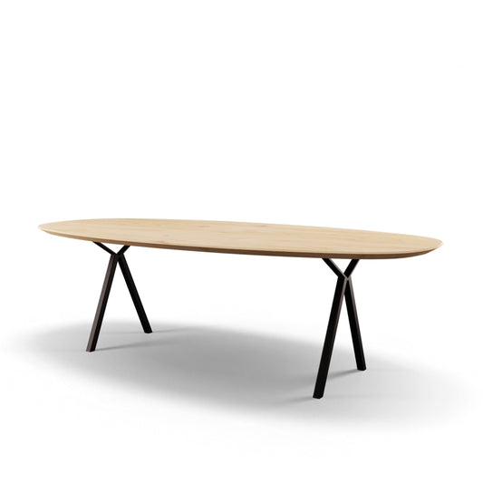 Eettafel Lazare Deens ovaal eiken