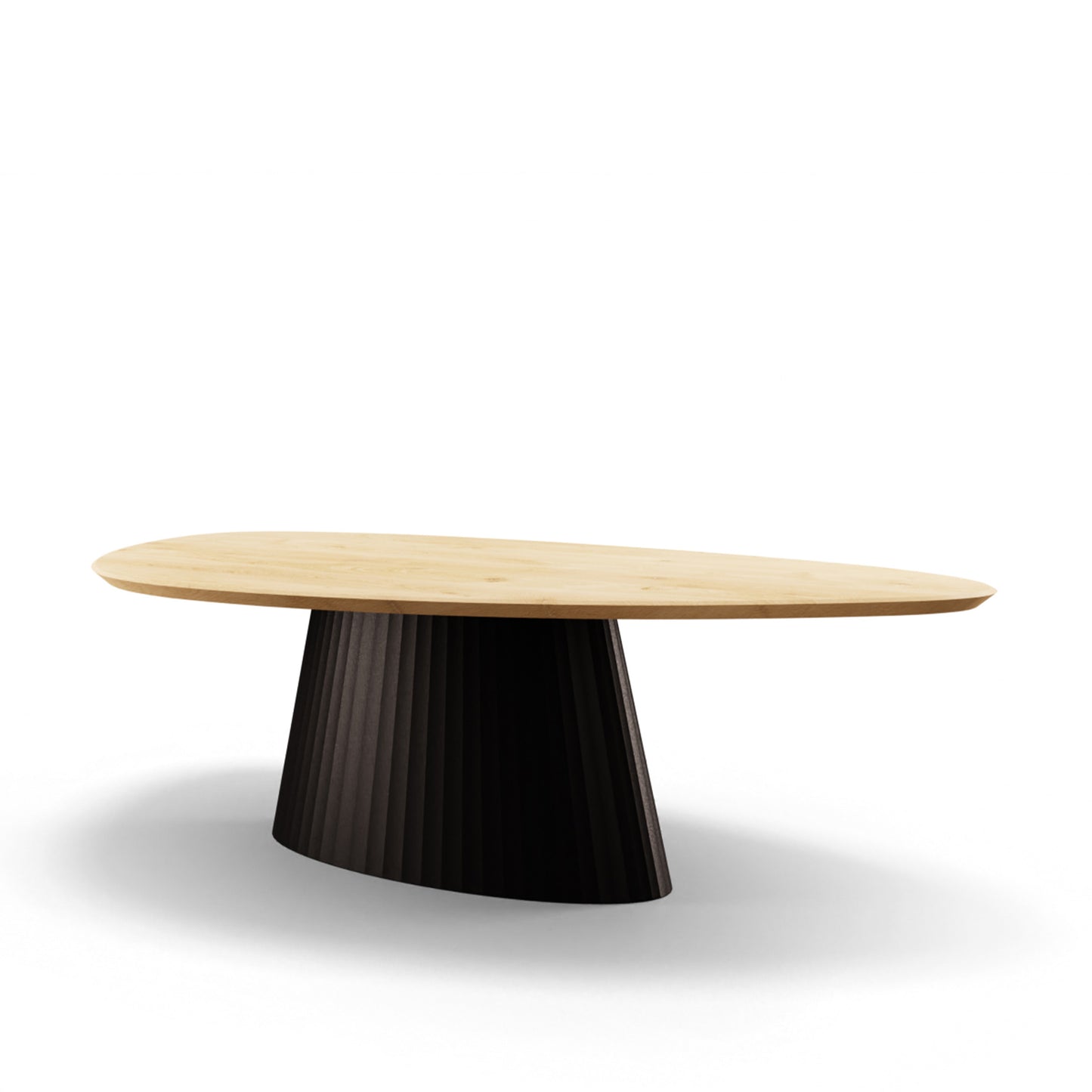 Eettafel Ebo kiezel eiken