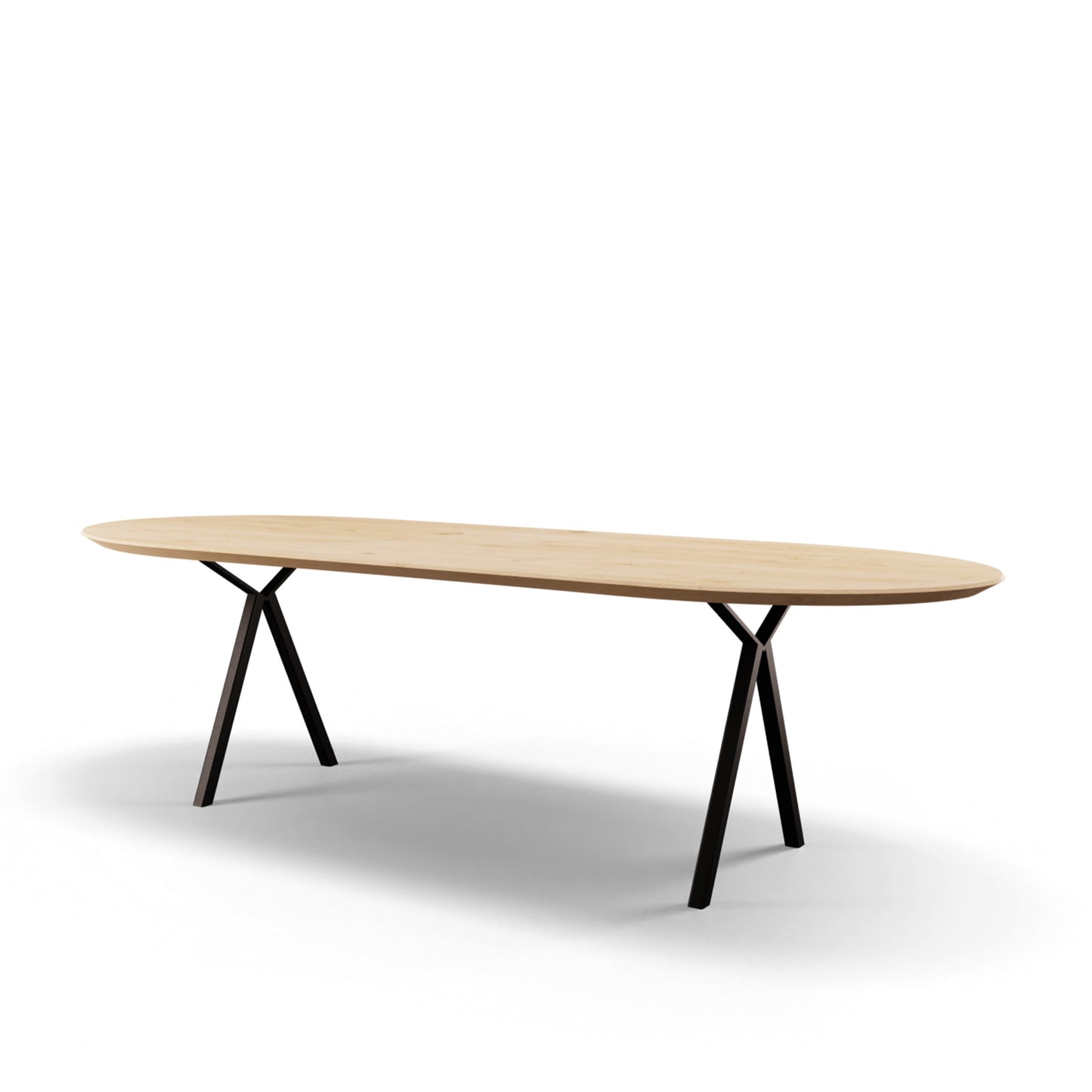 Eettafel Lazare halve cirkel eiken