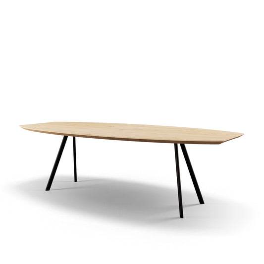 Eettafel Cabanne halve ovaal eiken