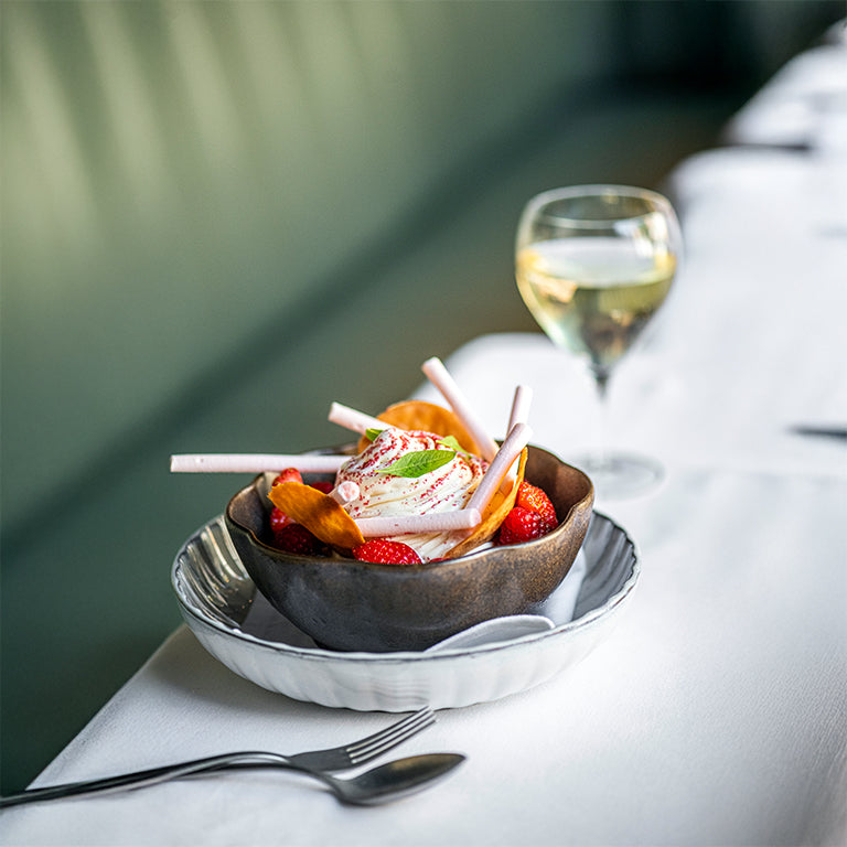 Serax Inku Kom geribbeld Groen