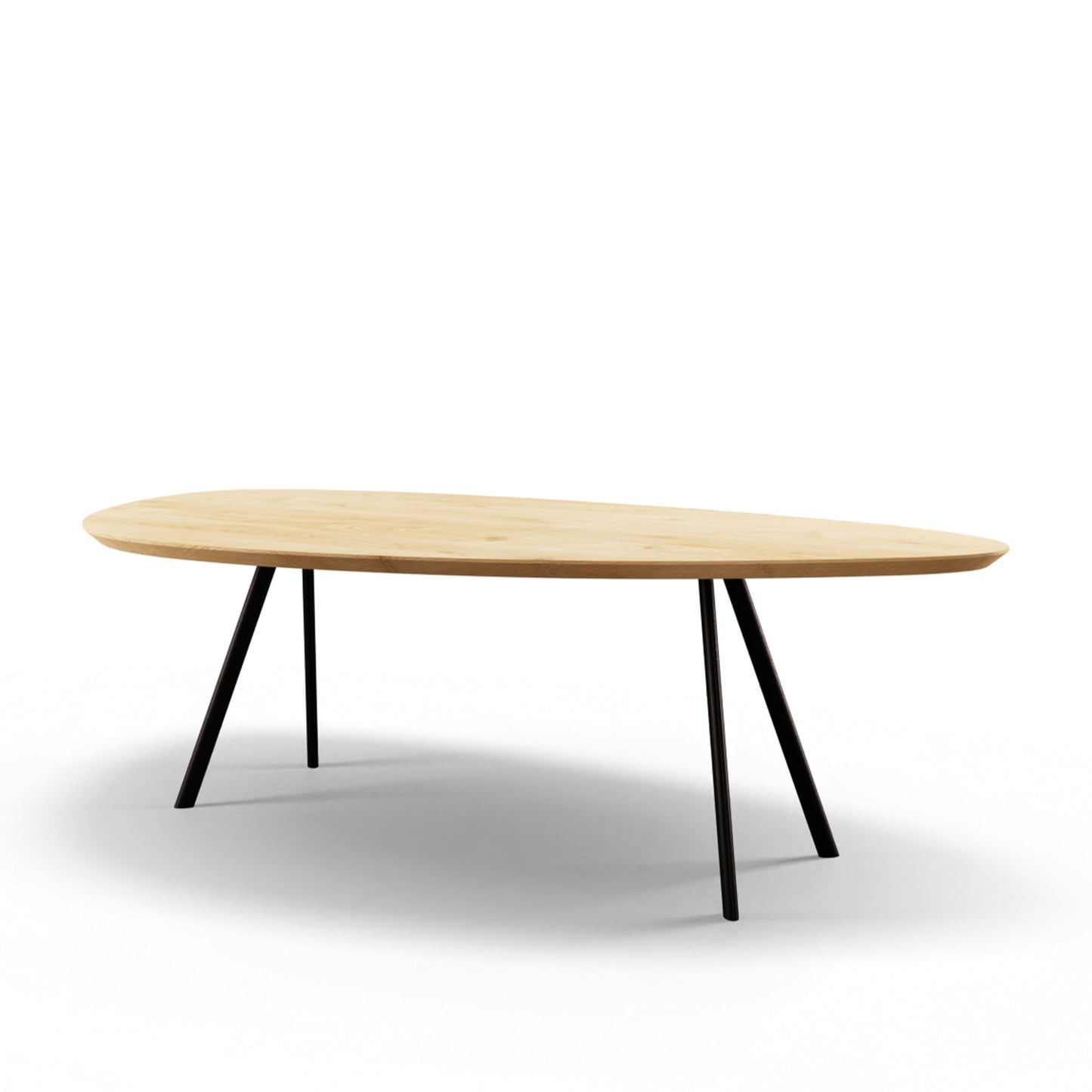 Eettafel Cabanne kiezel eiken