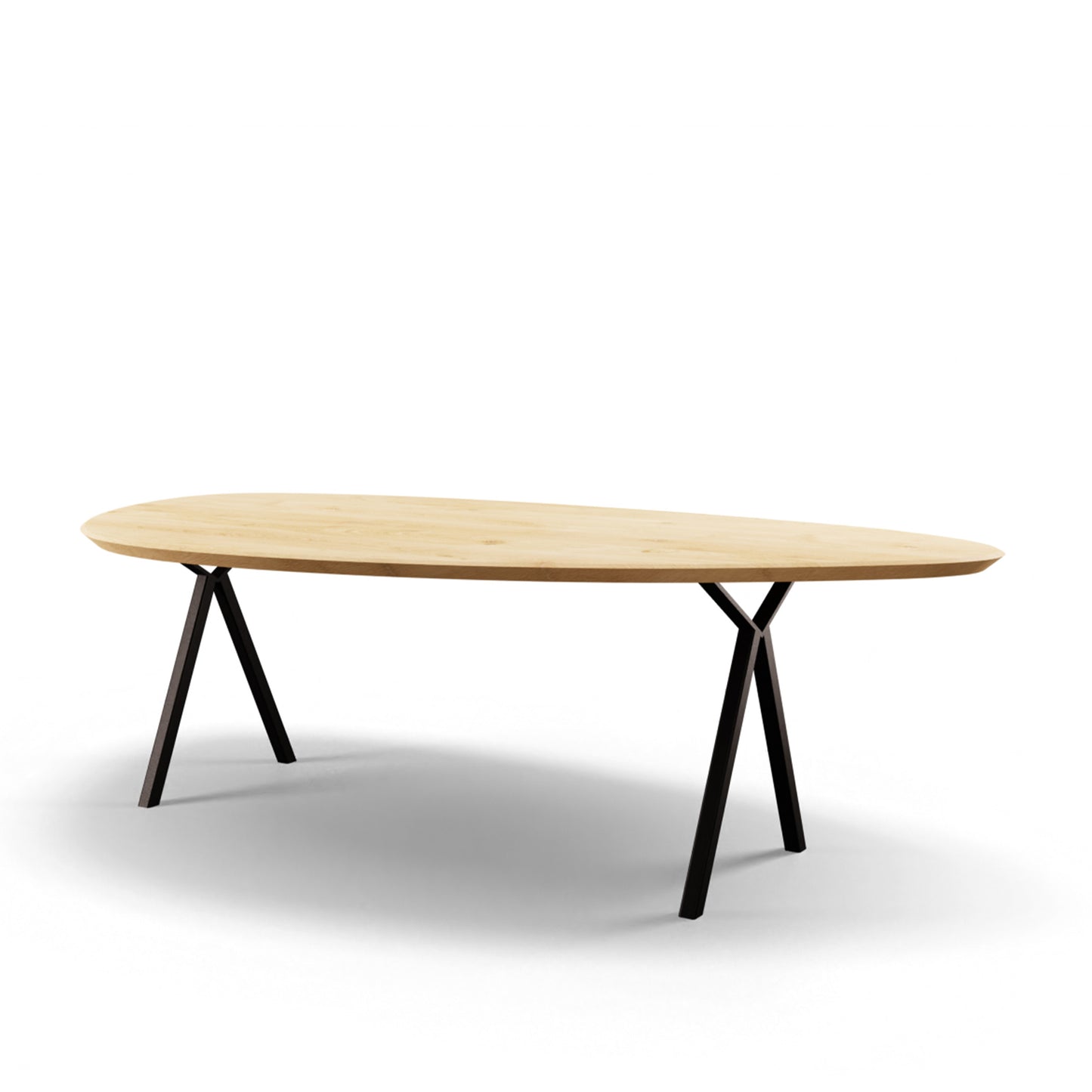 Eettafel Lazare kiezel eiken