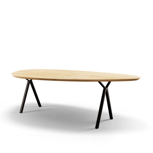 Eettafel Lazare kiezel eiken
