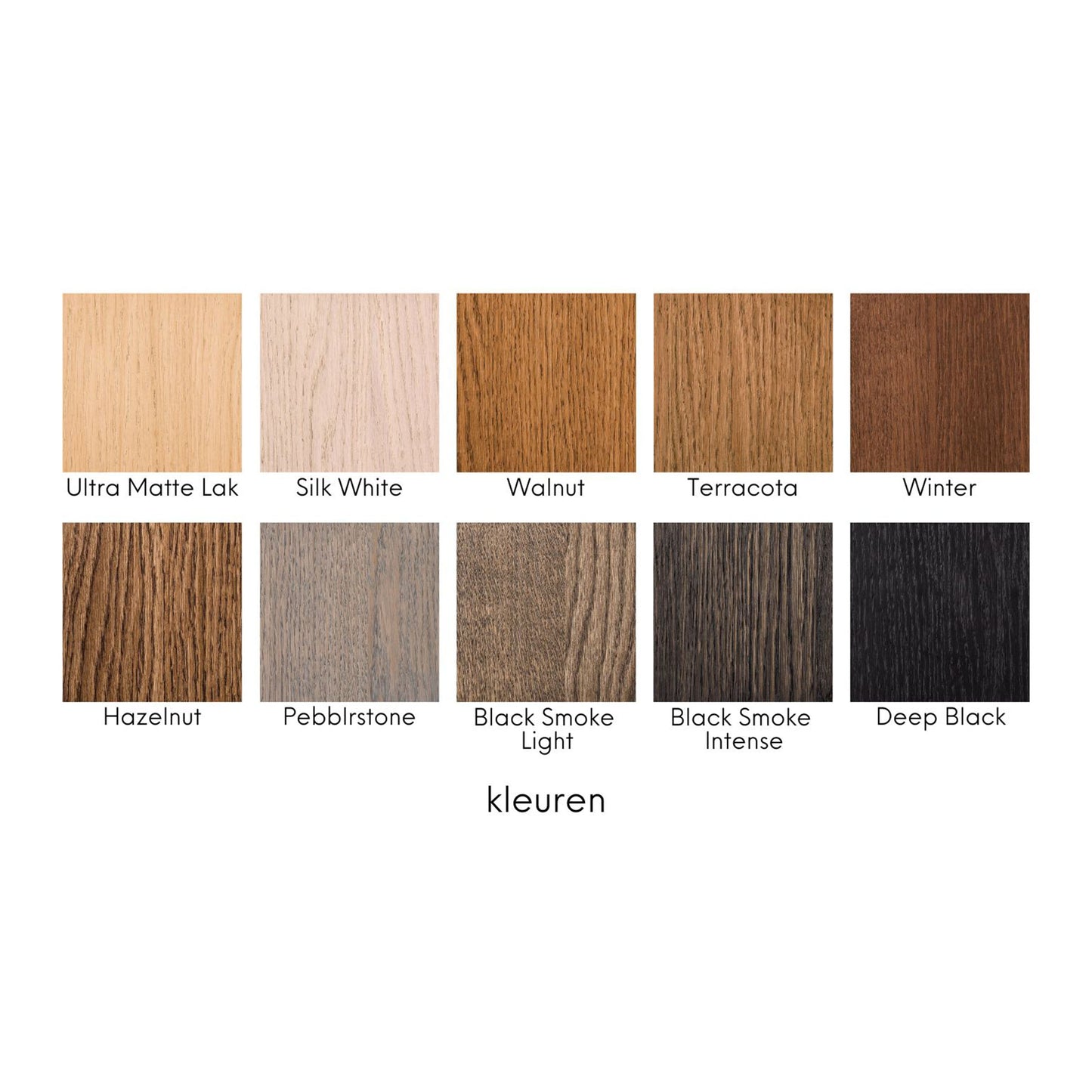 Eettafel Mano halve ovaal met houten poot eiken