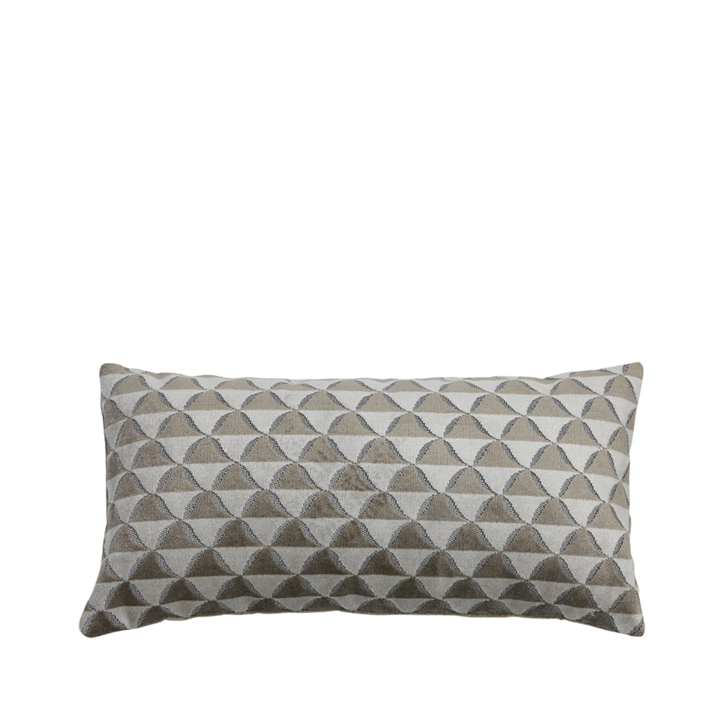 kussen velvet zand/bruin 60x30 cm