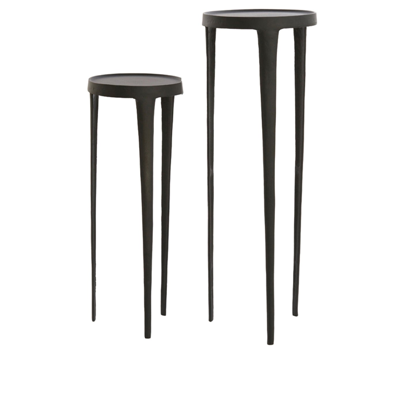 Bijzettafel hoog zwart