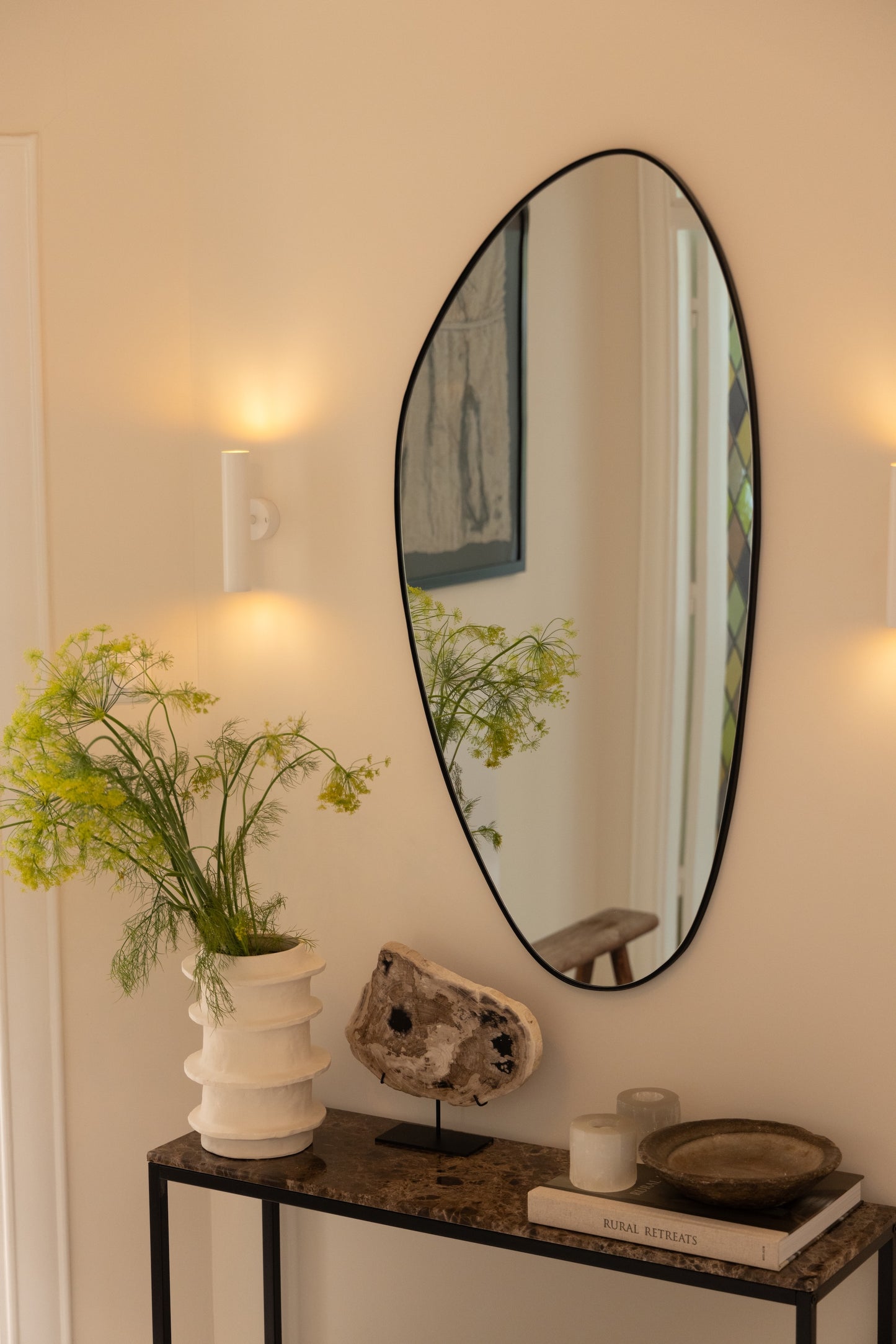 Wandlamp pijpjes wit set van 2