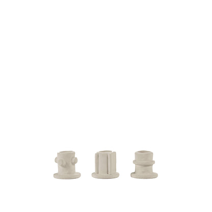 Serax Molly Kandelaar 01 ass/3 Beige set van 3