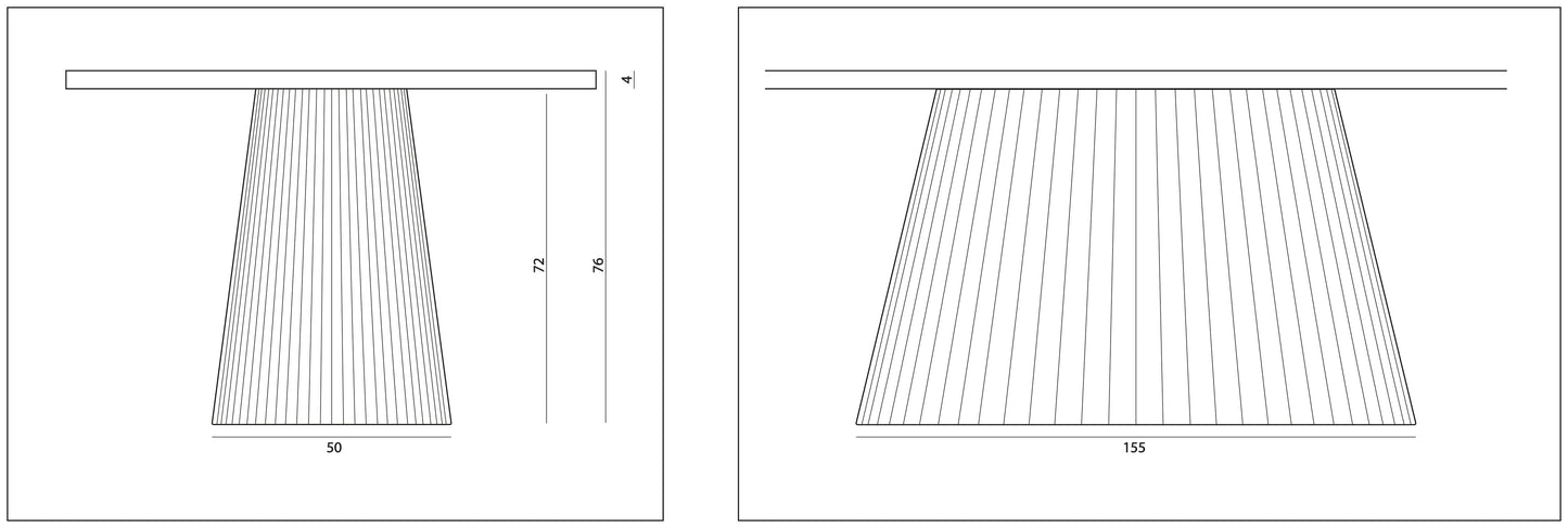 Eettafel Ebo ovaal eiken
