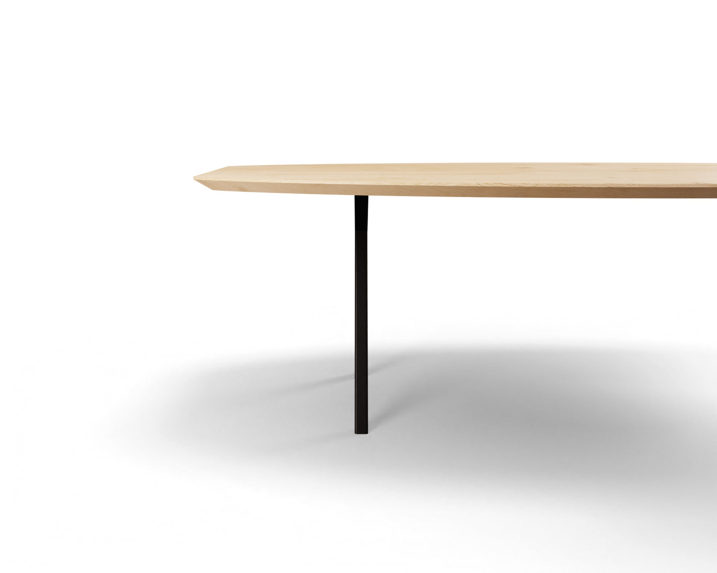 Eettafel Lazare halve ovaal eiken
