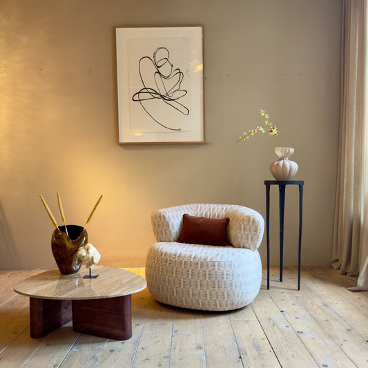 Fauteuil Lou stof Larsen