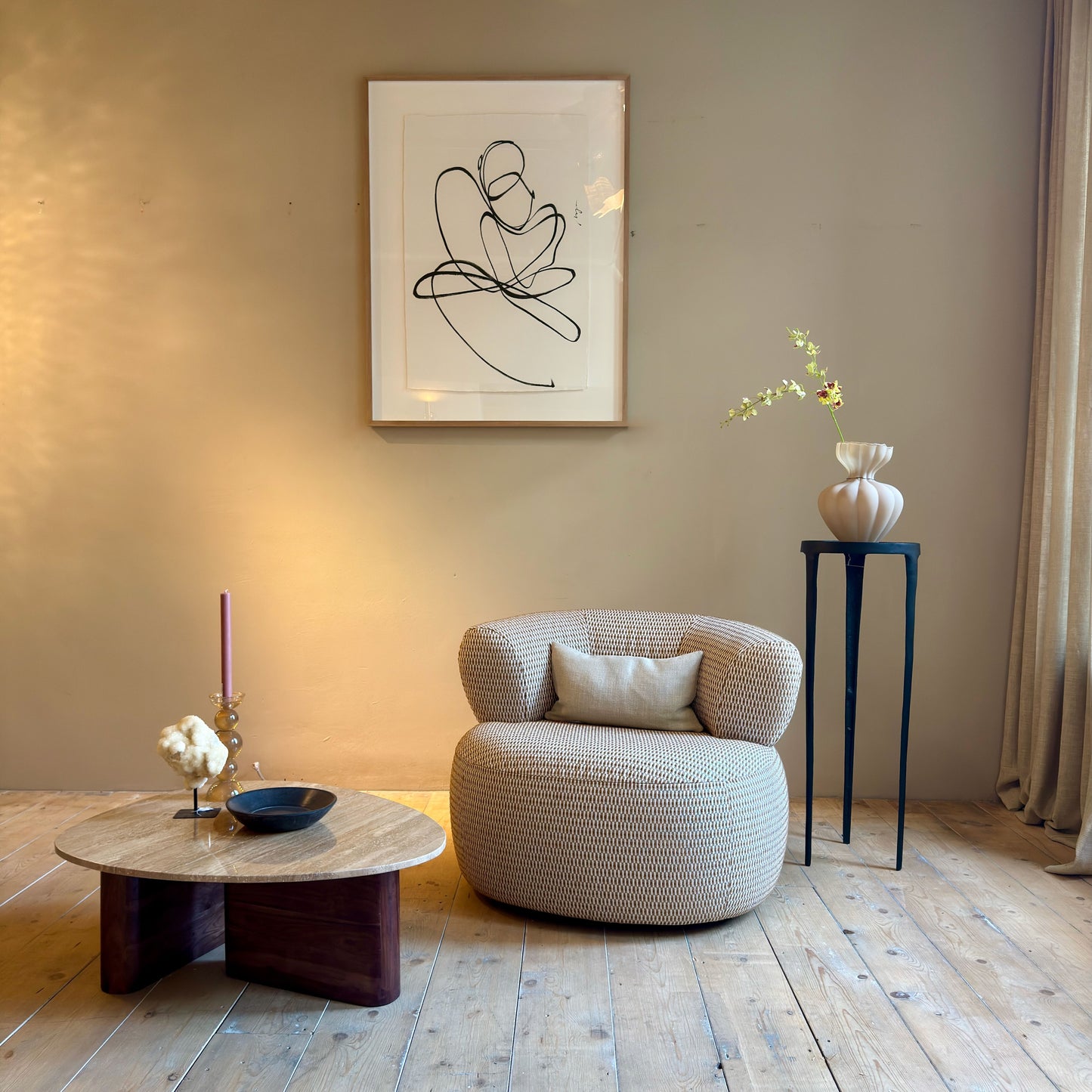 Fauteuil Lou stof Alhambra