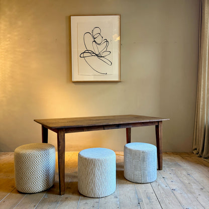 Authentieke oude boeren eettafel