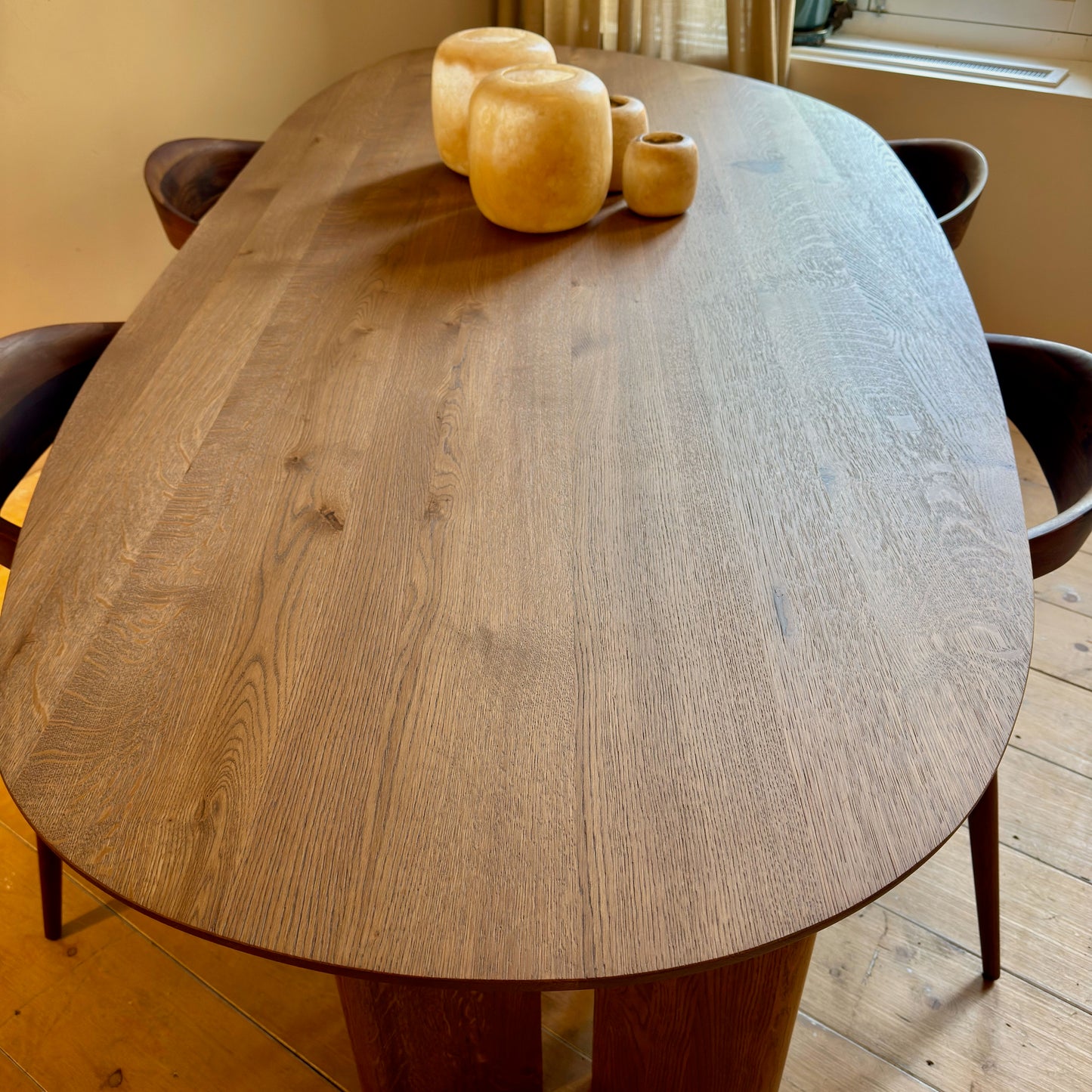 Eettafel Leaf – Organisch massief eiken