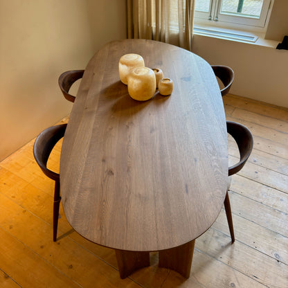 Eettafel Leaf – Organisch massief eiken