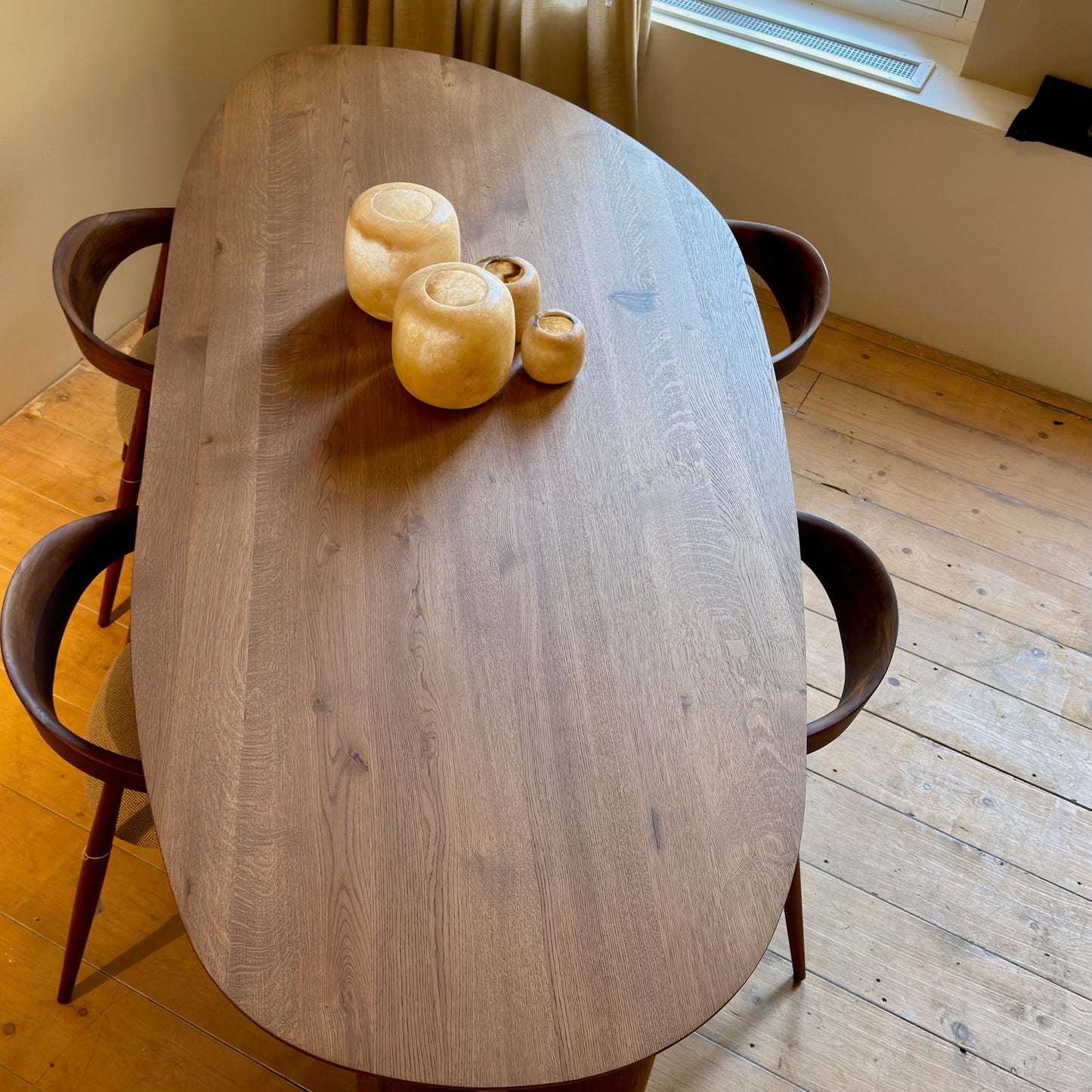 Eettafel Leaf – Organisch massief eiken