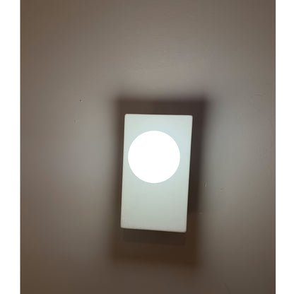 Wandlamp LAN wit marmer