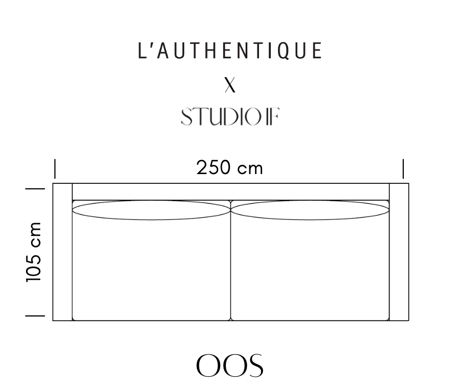 Zitbank Oos – modulair ontwerp van Studio IF x L’Authentique