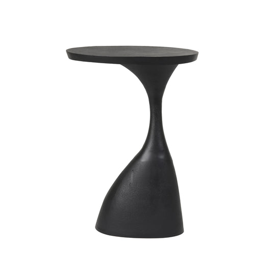 Bijzettafel mat zwart 40x33x61