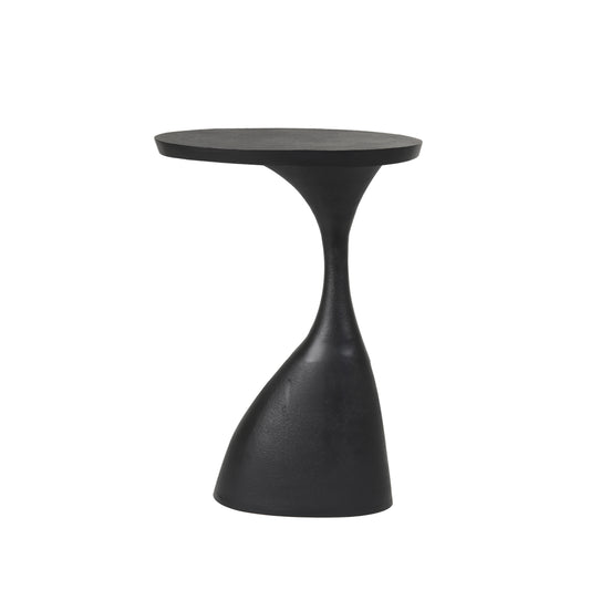Bijzettafel mat zwart 40x33x55