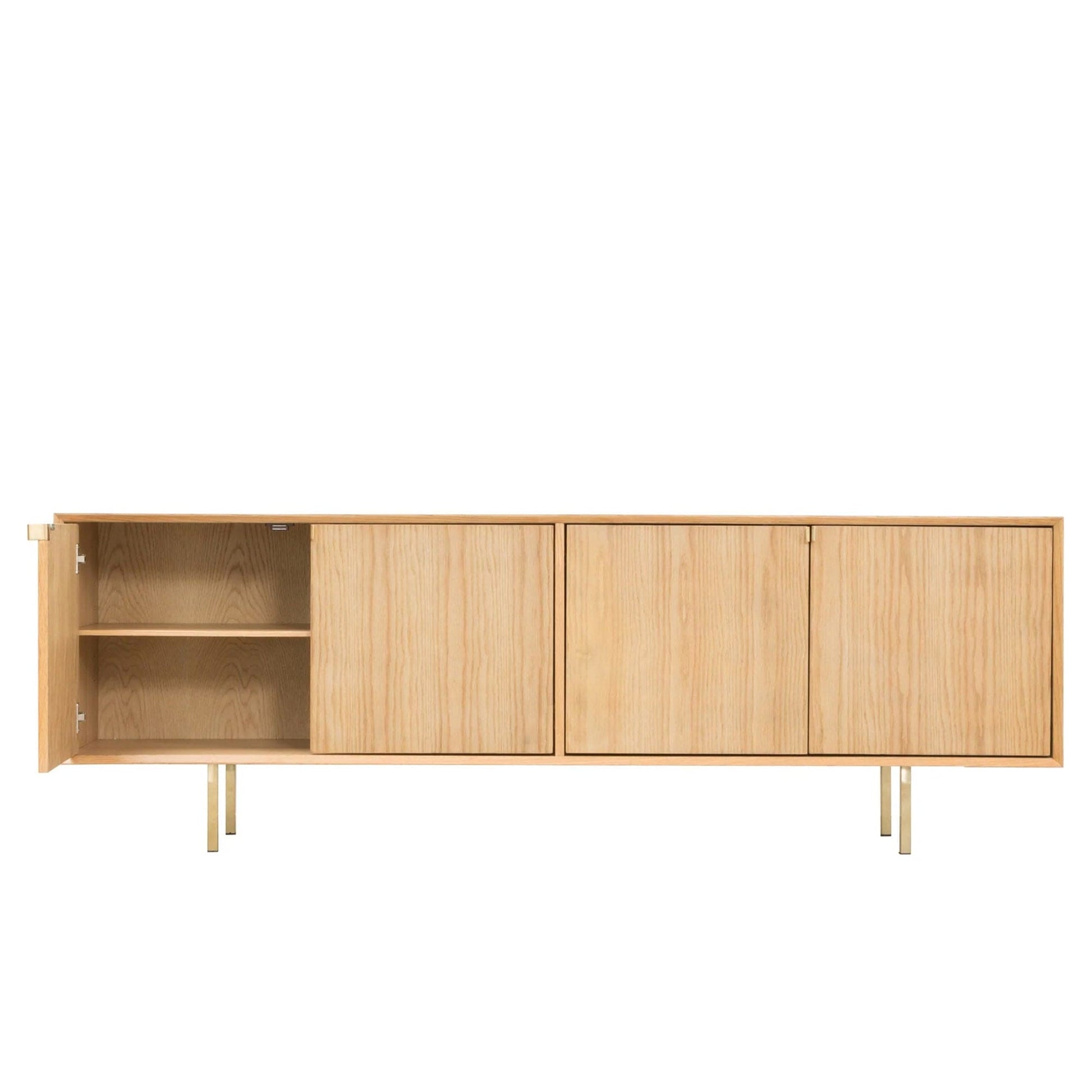 dressoir van eiken hout met vier kastjes