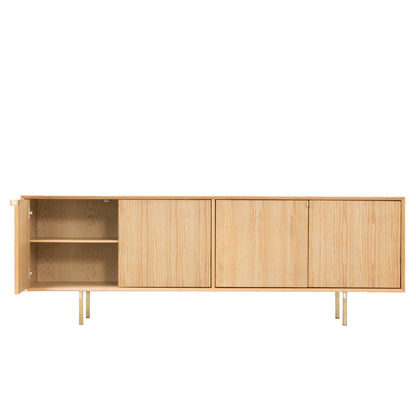 dressoir van eiken hout met vier kastjes