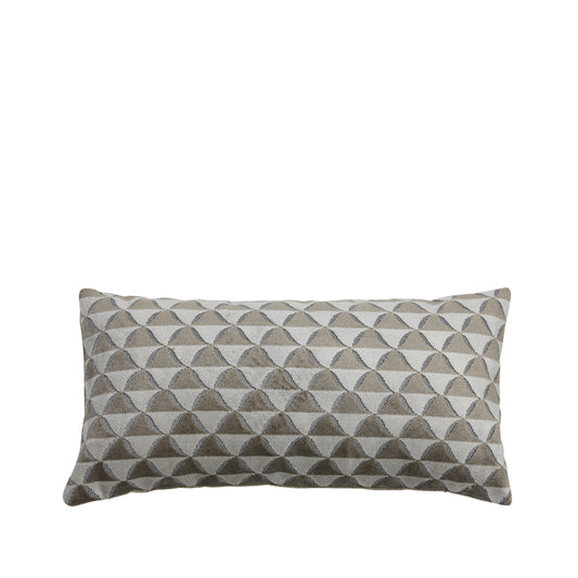 kussen velvet zand/bruin 60x30 cm